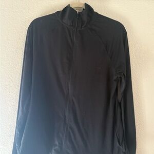 Juicy Couture Black Lightweight Shirt Jacket with High Collar